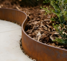 We offer custom manufacturing services for weathering steel planters.